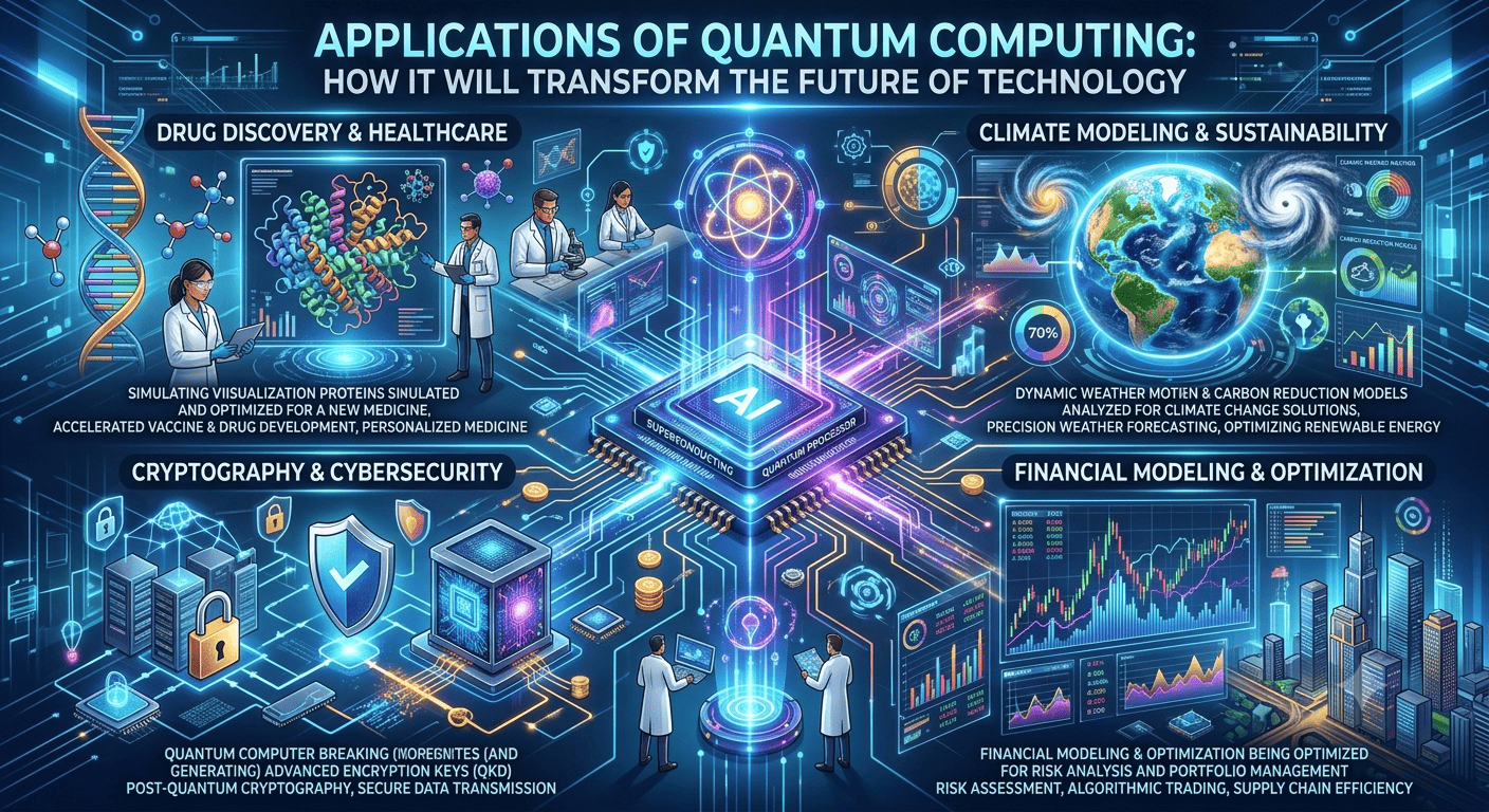 Applications of Quantum Computing: How It Will Transform the Future of Technology